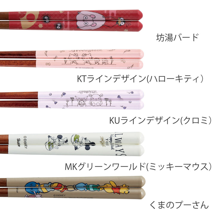 お箸21cm木製キャラクター