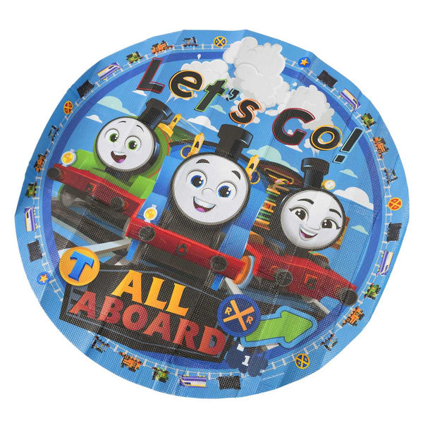 レジャーシート1人用110×110cmきかんしゃトーマスダイカットクッションマット