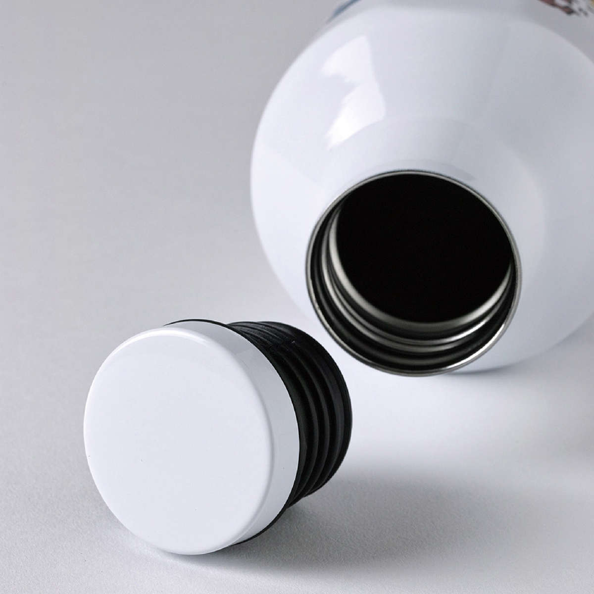 水筒 470ml 保温 保冷 CORKCICLE キースヘリング CANTEEN White 16oz