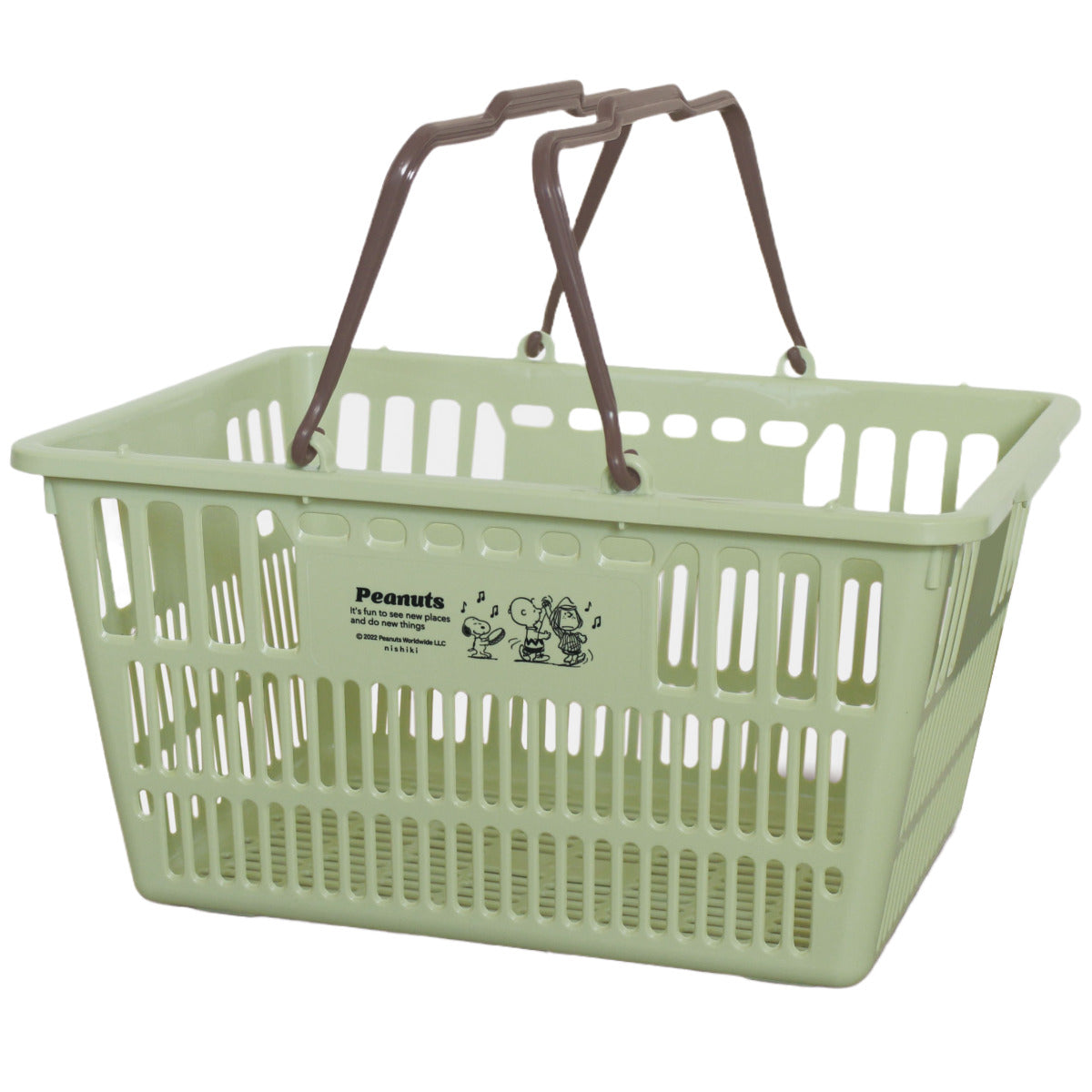 バスケット スヌーピー ショッピングバスケット 買い物かご