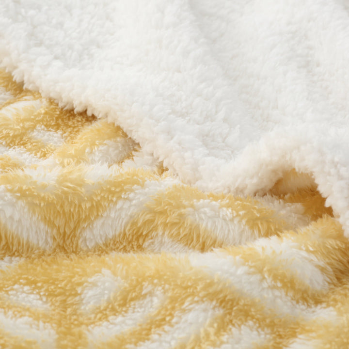 西川 ニューマイヤー毛布 軽量 シングル シャギーボア HOKAHOKA -5