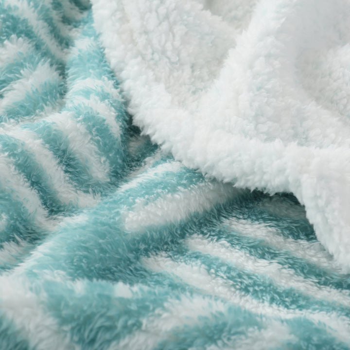 西川 ニューマイヤー毛布 軽量 シングル シャギーボア HOKAHOKA -6