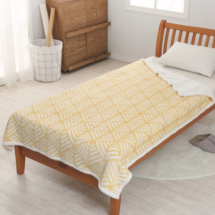 西川 ニューマイヤー毛布 軽量 シングル シャギーボア HOKAHOKA -7