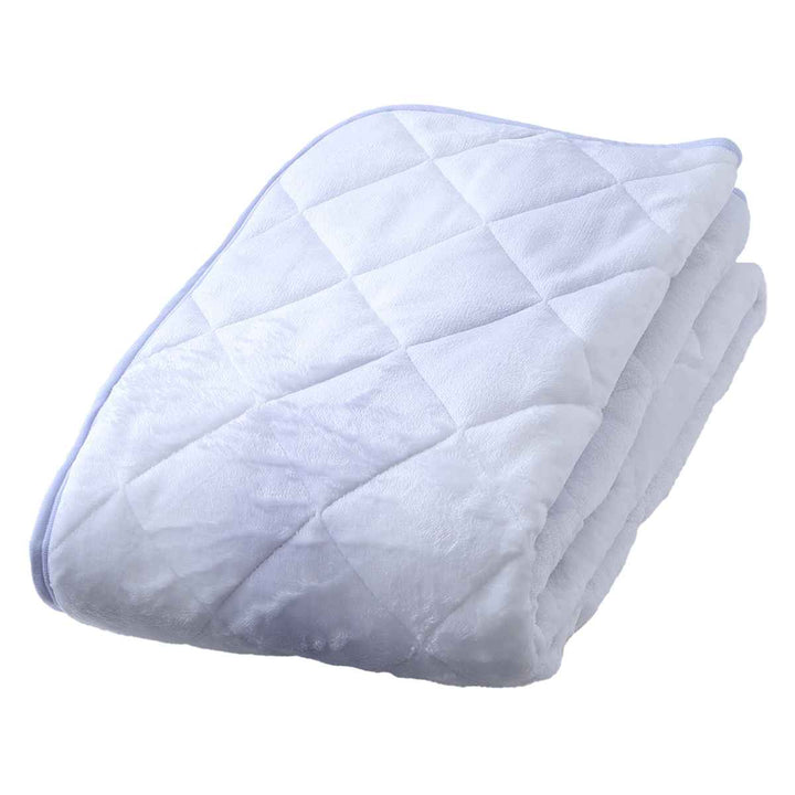 西川 敷パッド シングル なめらかフランネル オーロラ柄 -6