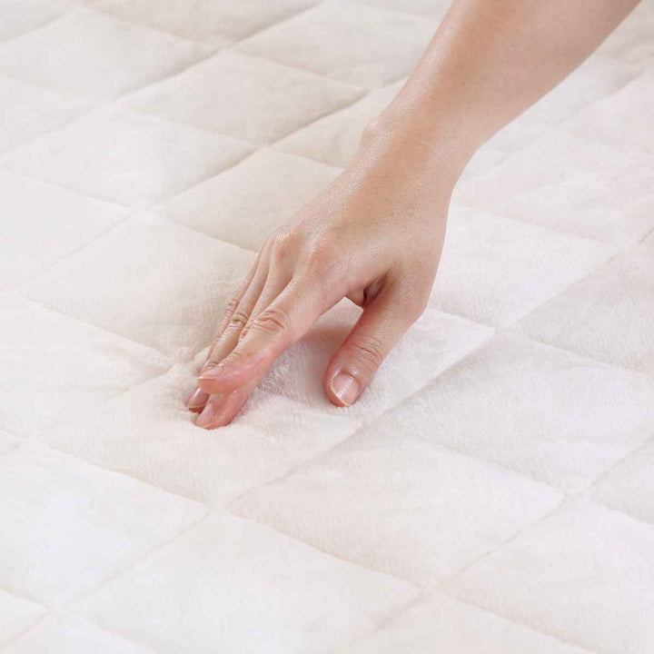 西川 敷パッド シングル なめらかフランネル オーロラ柄 -9