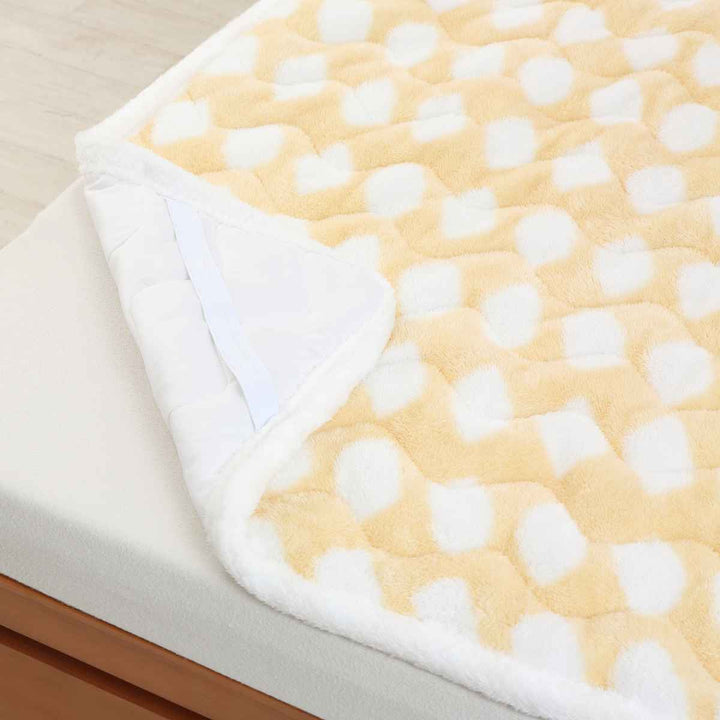 西川 シャギー敷パッド シングル ストーン柄 HOKAHOKA -13