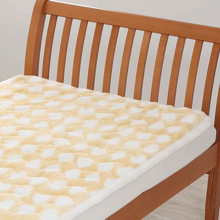 西川 シャギー敷パッド シングル ストーン柄 HOKAHOKA -21