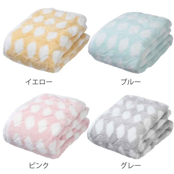 西川 シャギー敷パッド シングル ストーン柄 HOKAHOKA -4