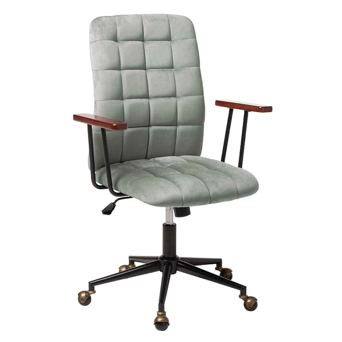 オフィスチェア 座面高43～53cm 高さ調節 ベロア調 – ハウジー