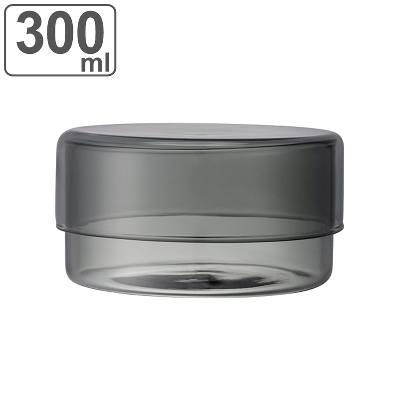 キントー保存容器300mlSCHALEガラスケース100×55mmスモーク