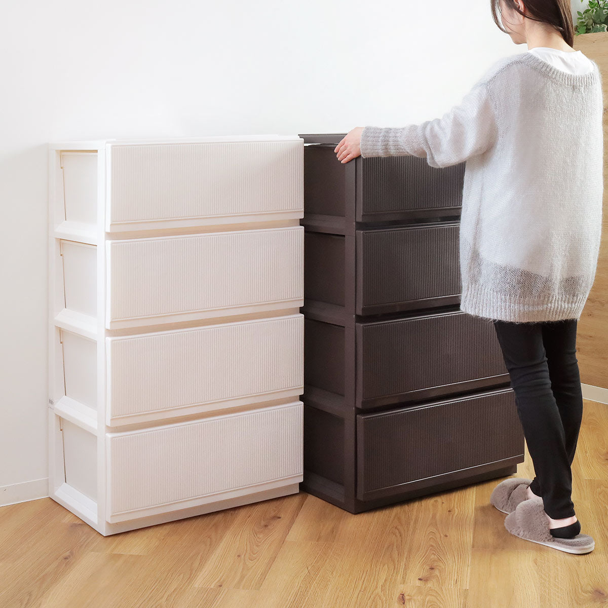 チェスト プロフィックス スタイルケース組立式 深型 4段 高さ112cm