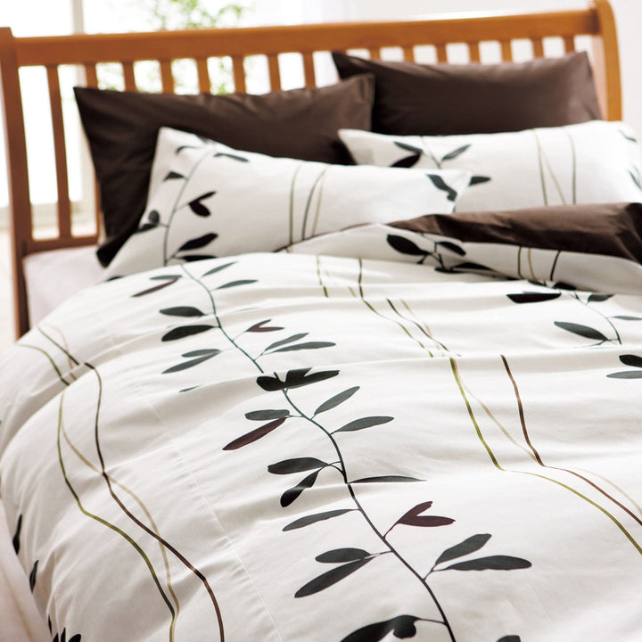 西川掛け布団カバーナチュラルmeeダブルロング綿100％日本製