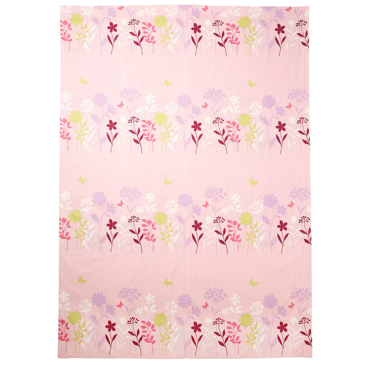 西川掛け布団カバーリバーシブルフラワーモチーフmeeダブルロング綿100％日本製