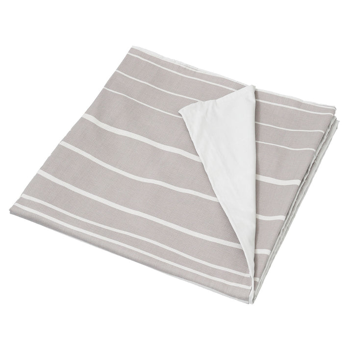 西川掛け布団カバーボーダー柄meeダブルロング綿100％日本製