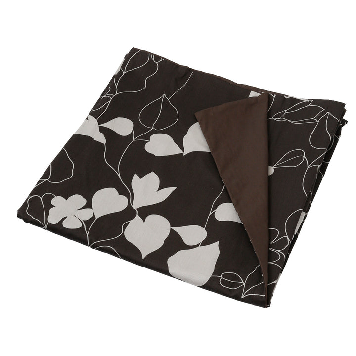 西川掛け布団カバーリーフ柄meeダブルロング綿100％日本製