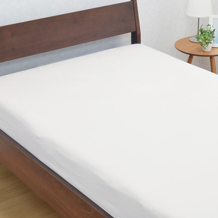 西川ボックスシーツmeeセミダブル無地綿100％日本製