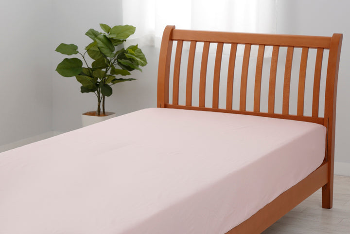 西川ボックスシーツmeeセミダブル無地綿100％日本製