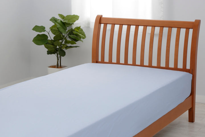 西川ボックスシーツmeeセミダブル無地綿100％日本製