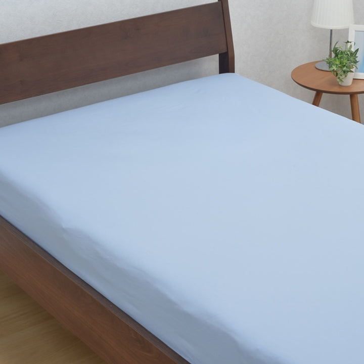 西川ボックスシーツmeeセミダブル無地綿100％日本製