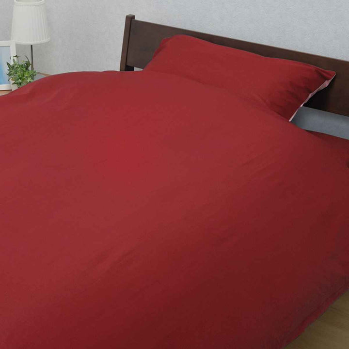 西川掛け布団カバーリバーシブル無地meeダブルロング綿100％日本製