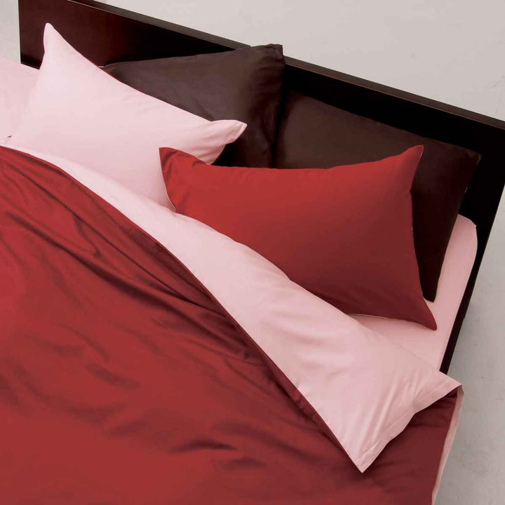 西川掛け布団カバーリバーシブル無地meeダブルロング綿100％日本製