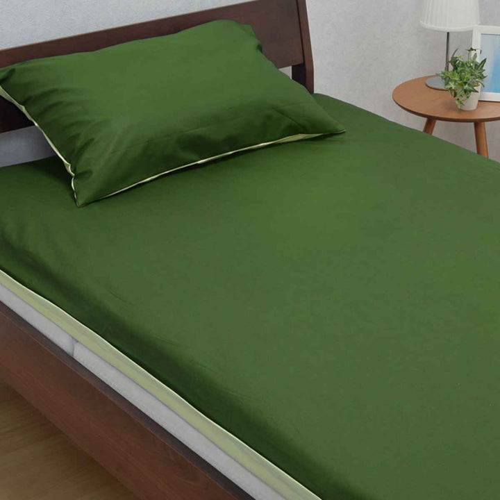 西川敷き布団カバーリバーシブル無地meeシングルロング綿100％日本製