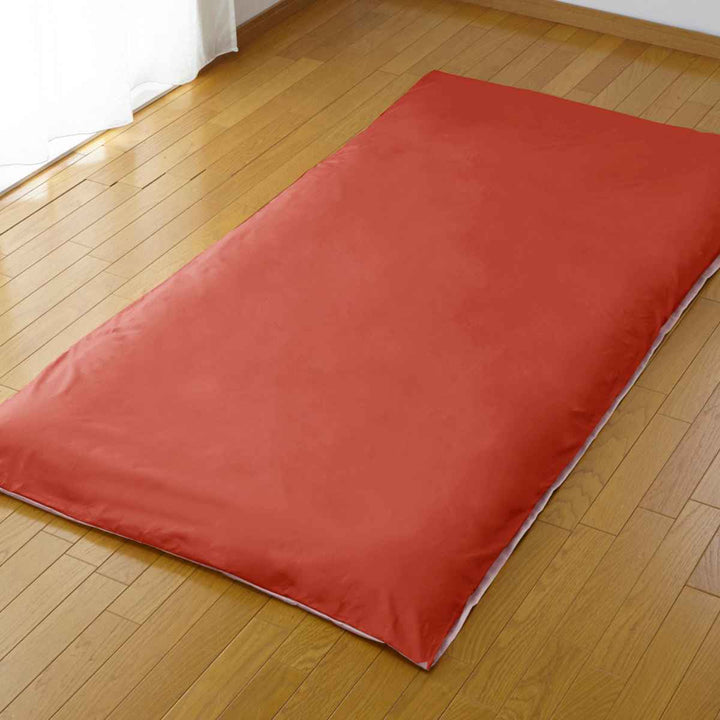 西川敷き布団カバーリバーシブル無地meeシングルロング綿100％日本製