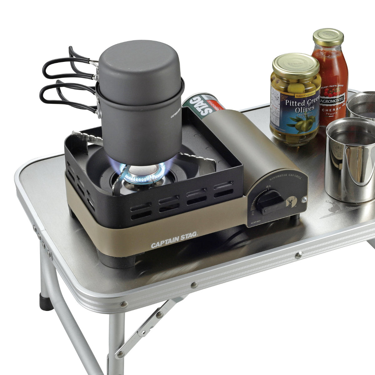 カセットコンロ ジュニア ウインドブレイク キャプテンスタッグ – ハウジー