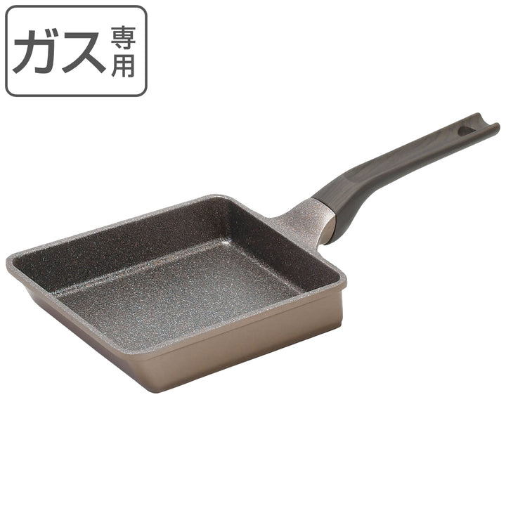 玉子焼き器15×18cm菜箸が置けるメガストーン卵焼き器