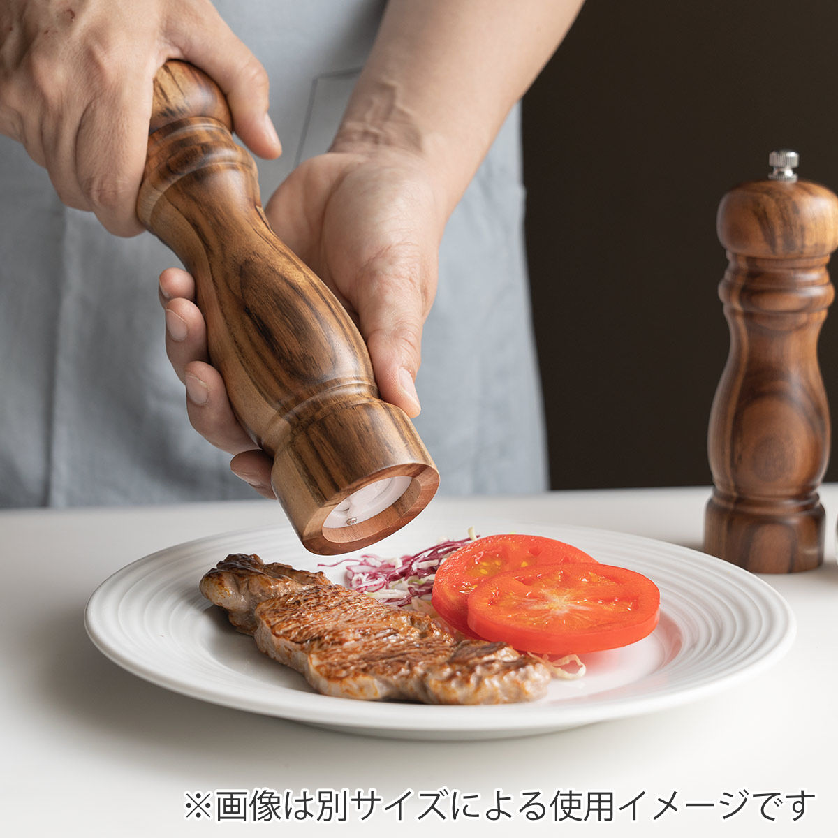 胡椒挽き L アカシア製 ペッパーミル SALUS – ハウジー