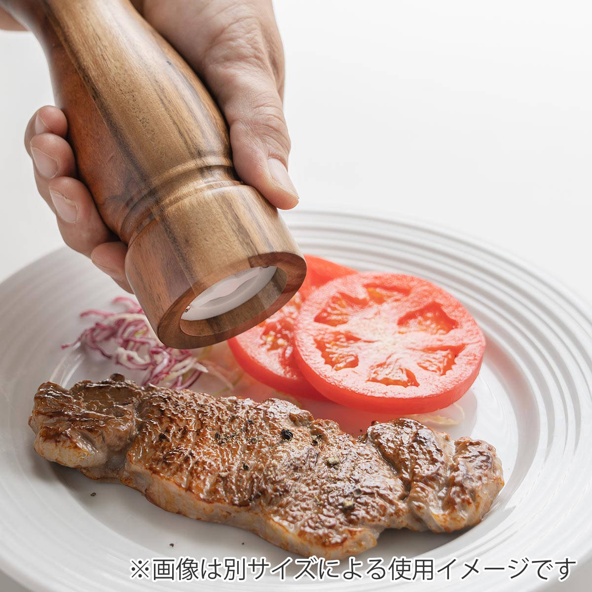 胡椒挽き L アカシア製 ペッパーミル SALUS – ハウジー