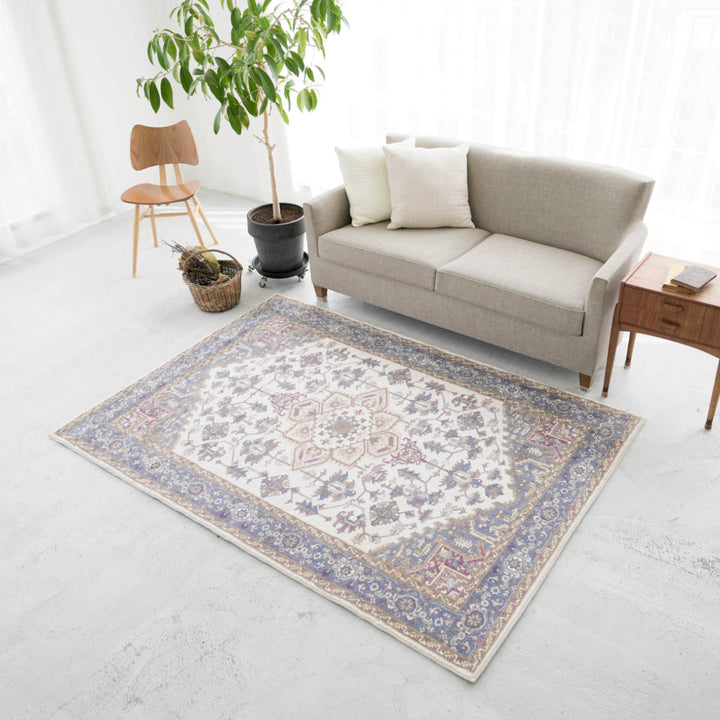 ラグマイクロファイバー幾何学模様140×200cm