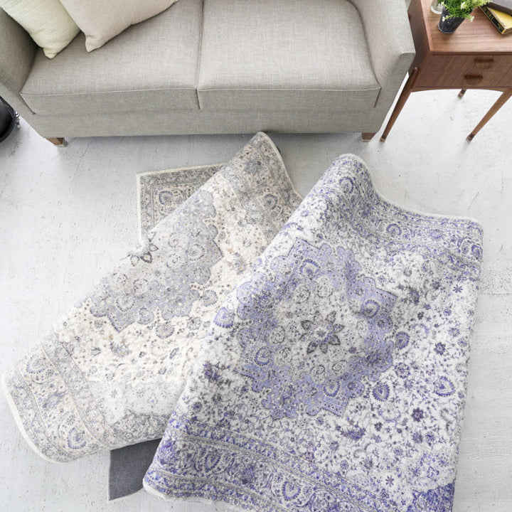 ラグマイクロファイバーメダリオン柄140×200cm