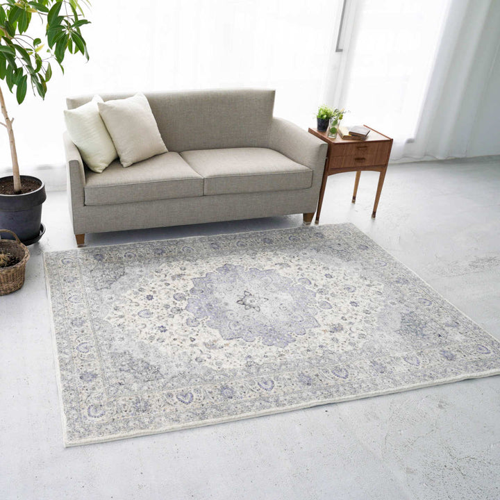 ラグマイクロファイバーメダリオン柄140×200cm