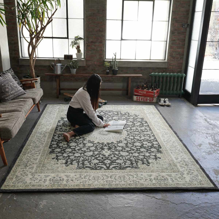 ラグマイクロファイバークラシックデザイン200×200cm