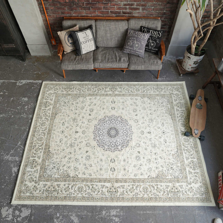 ラグマイクロファイバークラシックデザイン200×200cm