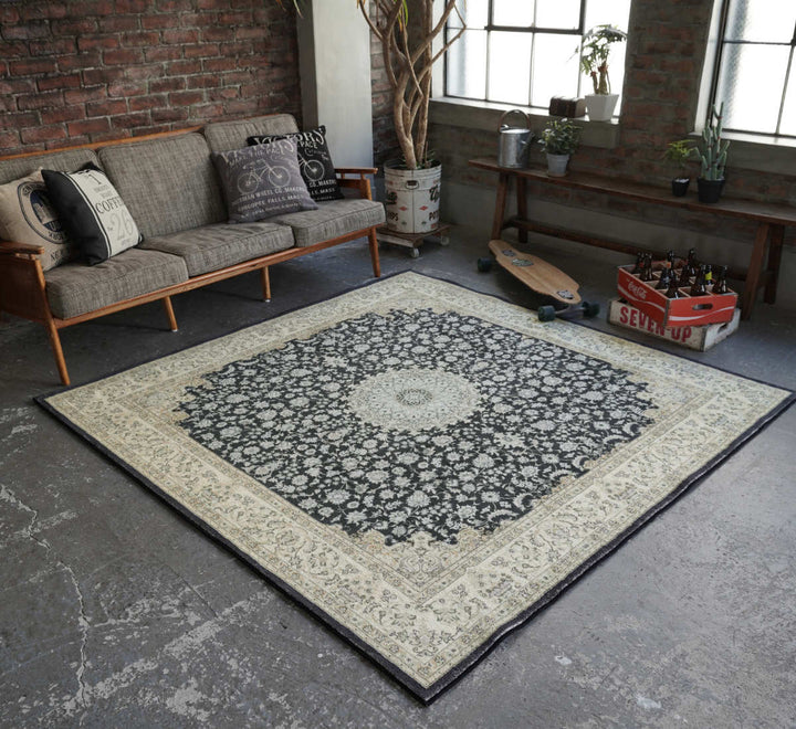 ラグマイクロファイバークラシックデザイン200×200cm