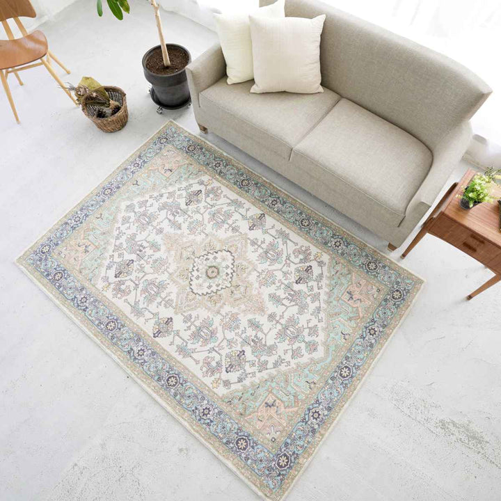 ラグマイクロファイバー幾何学模様200×250cm