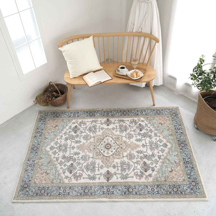 ラグマイクロファイバー幾何学模様200×250cm