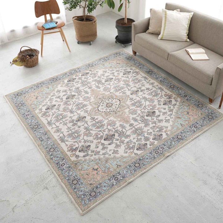 ラグマイクロファイバー幾何学模様200×250cm