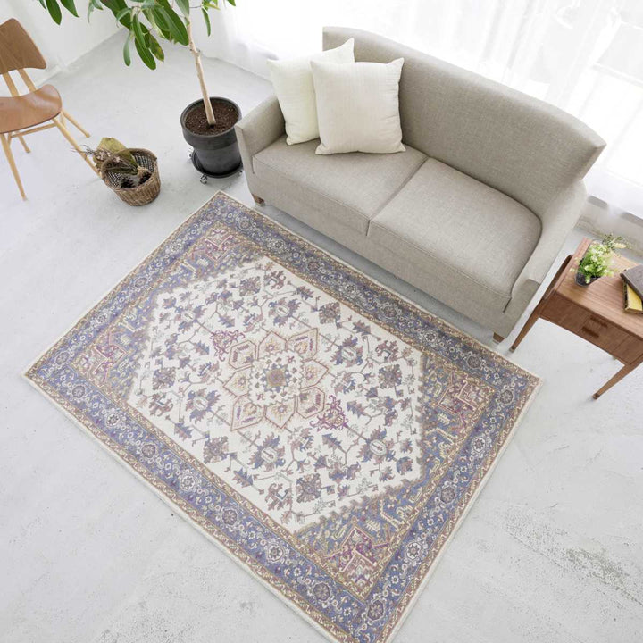 ラグマイクロファイバー幾何学模様200×250cm