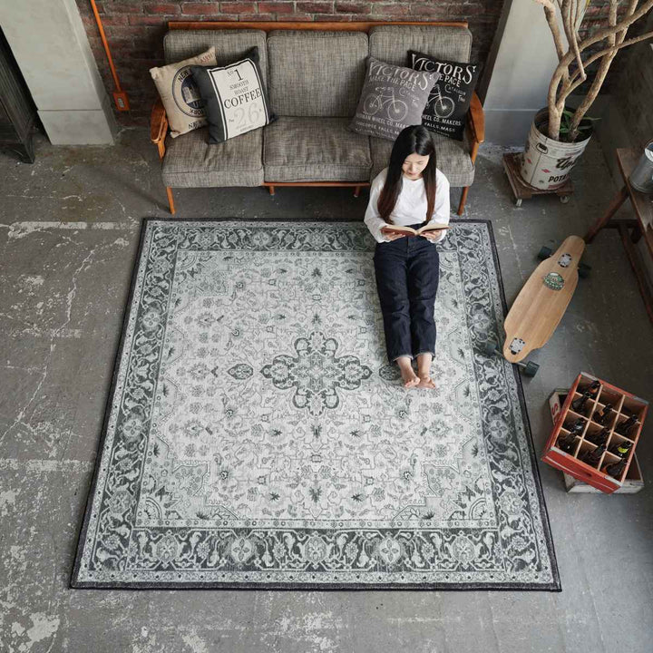 ラグマイクロファイバーヴィンテージテイスト200×250cm