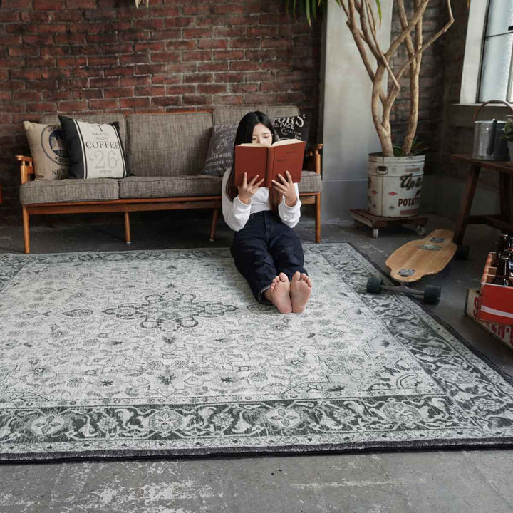 ラグマイクロファイバーヴィンテージテイスト200×250cm