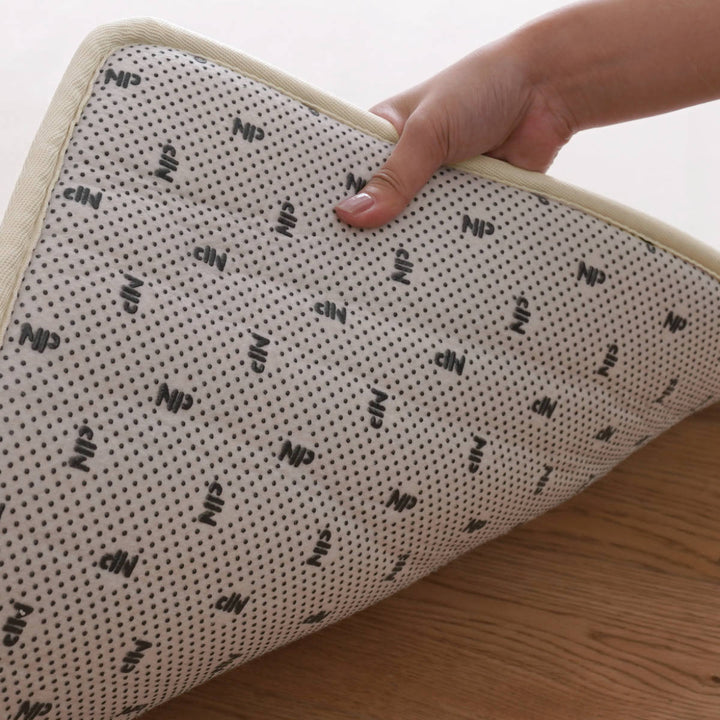 チェアパッド3層ウレタンフランネル円形くすみカラー