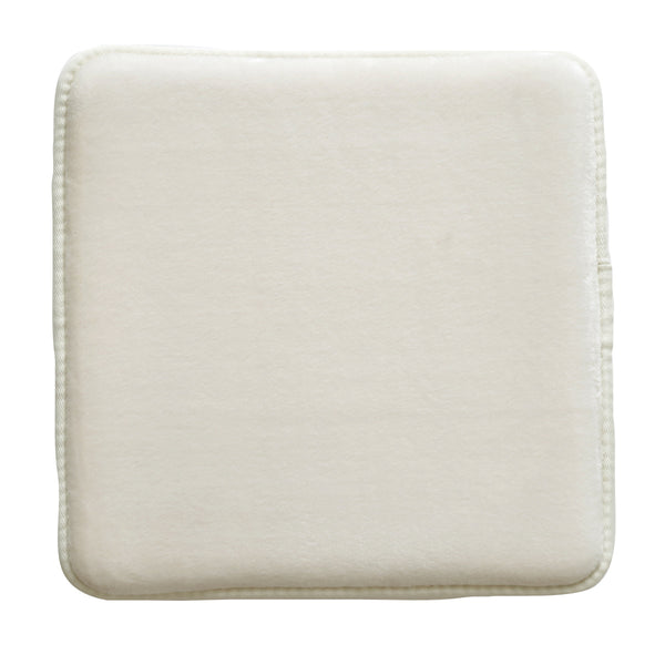 チェアパッド3層ウレタンフランネル四角くすみカラー