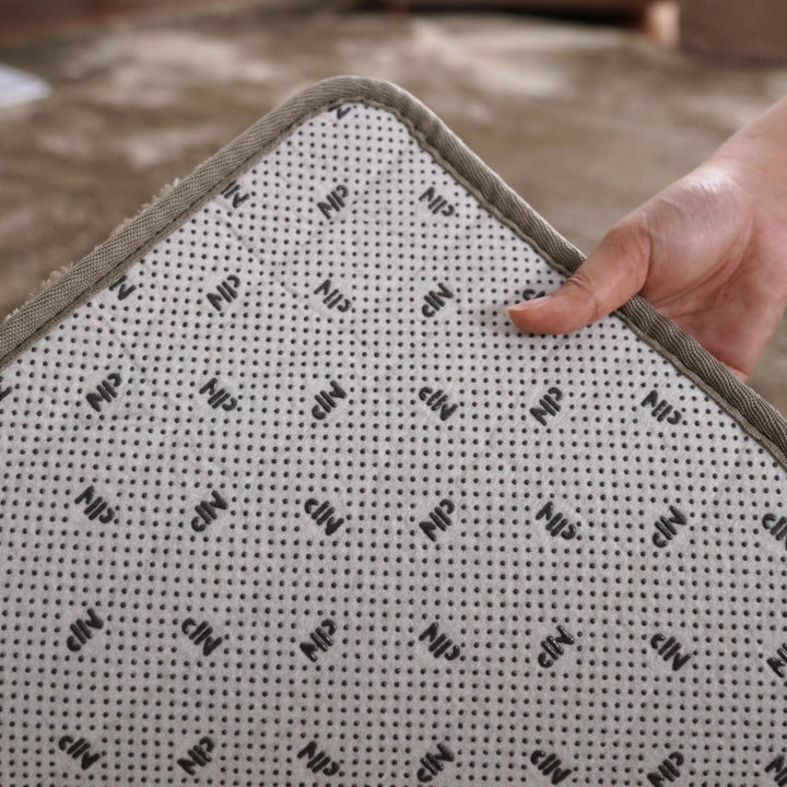 チェアパッド2層ウレタンマイクロファイバー四角くすみカラー