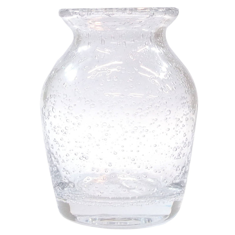 花瓶手吹きバブルガラスフラワーベースポットガラス