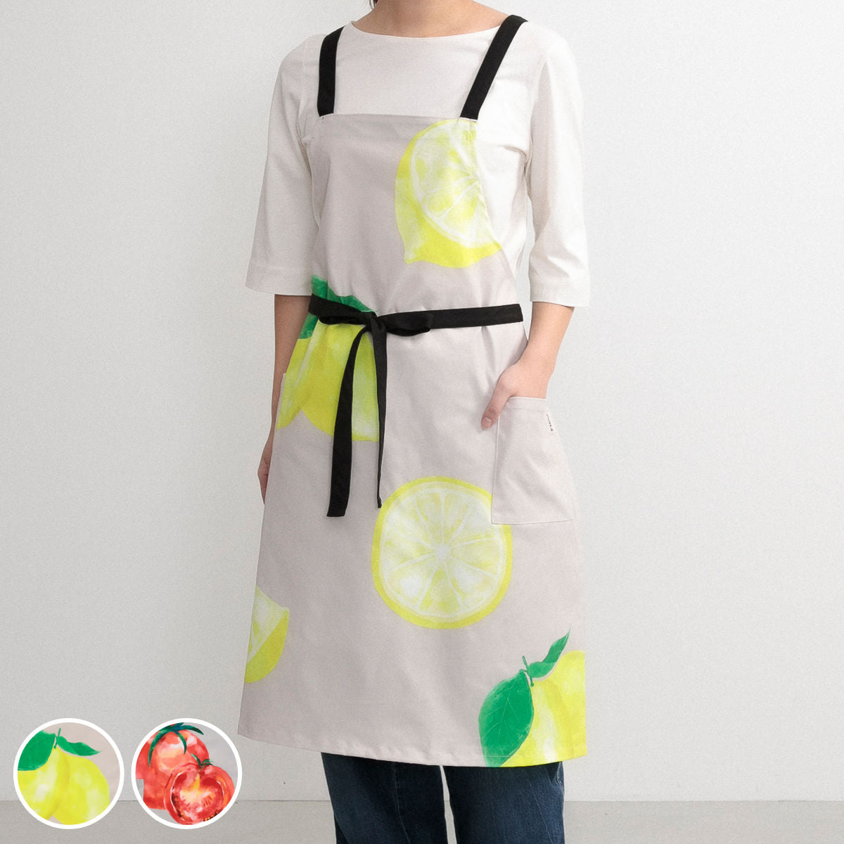 エプロン 果物 野菜 マルシェプリントエプロン COCOWALK – ハウジー