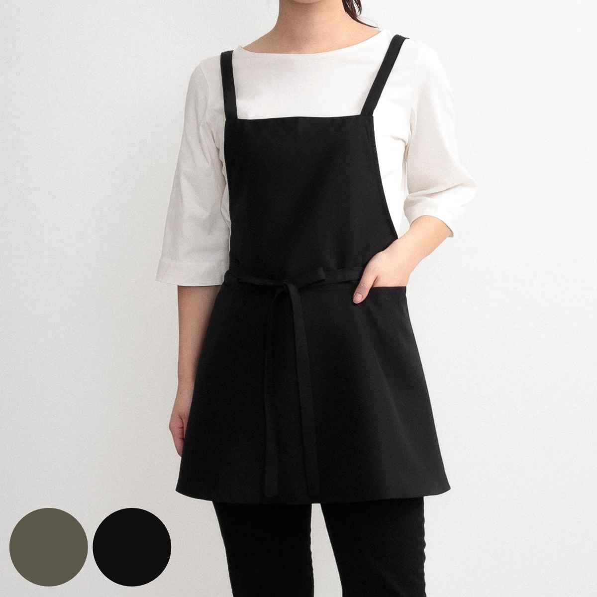 ペプラムエプロン　saplon エプロン ペプラムサロンエプロン COCOWALK – ハウジー
