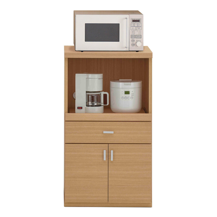 レンジ台北欧風キッチン収納日本製幅55cm